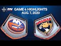 NHL Highlights | Islanders vs. Panthers, Game 4 - Aug. 07, 2020