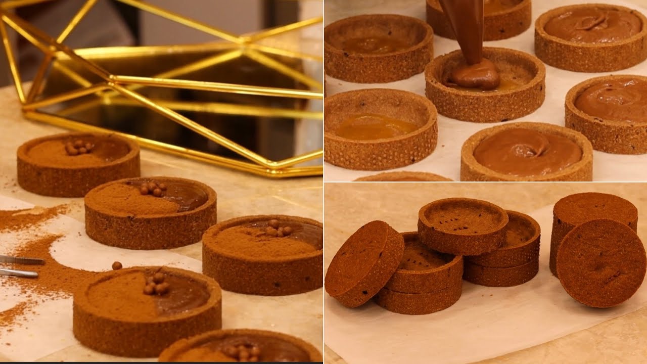 تارت بالشوكولا بكريمة بزااف بنينة 🌙 علابالي راح تعجبكم بزاف