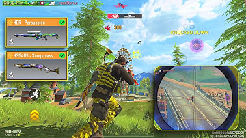 I USE 1-SHOT COMBO SNIPER + SHOTGUN ( HDR - HS0405 ) IN SOLO VS SQUAD