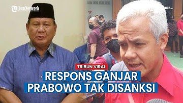 Jawaban Ganjar soal Prabowo Tak Disanksi usai Dukung Ahmad Luthfi Taj Yasin