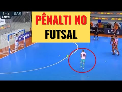 Goleiro de Futsal pode Avançar no Pênalti 