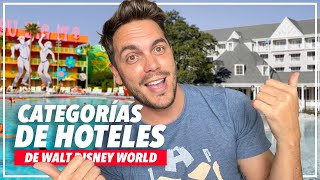 Descripción y comparación de las categorías de hoteles en Disney World