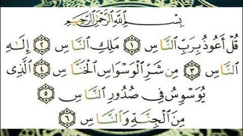 سورة الناس (قراءة تعليمية) الشيخ أبي الحسن هشام