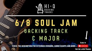 Video thumbnail of "6/8 Soul Jam Backing Track in C Major"