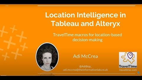 Location Intelligence with TravelTime