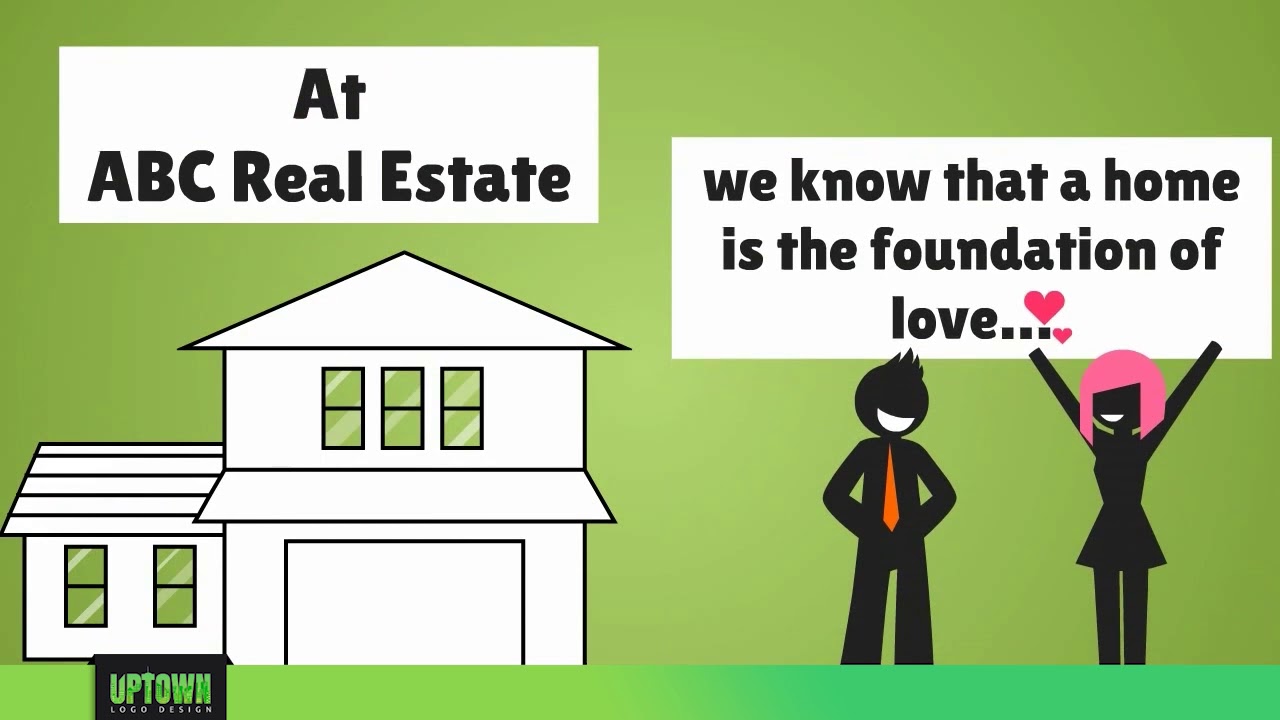 An explainer Video by Uptown Logo Design on ABC Real Estate Home is where your family is! YouTube