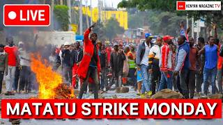 NAIROBI LIVE🔴Matatu Strike Monday over HIGH FUEL PRICES brings CBD to a TOTAL SHUTDOWN no TRANSPORT!