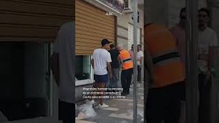 Intentan acceder a un comercio en Ceuta #españa #marruecos #ceuta