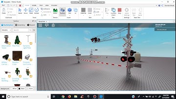 Quick Look Of 3 Gated Railroad Crossing During Activation