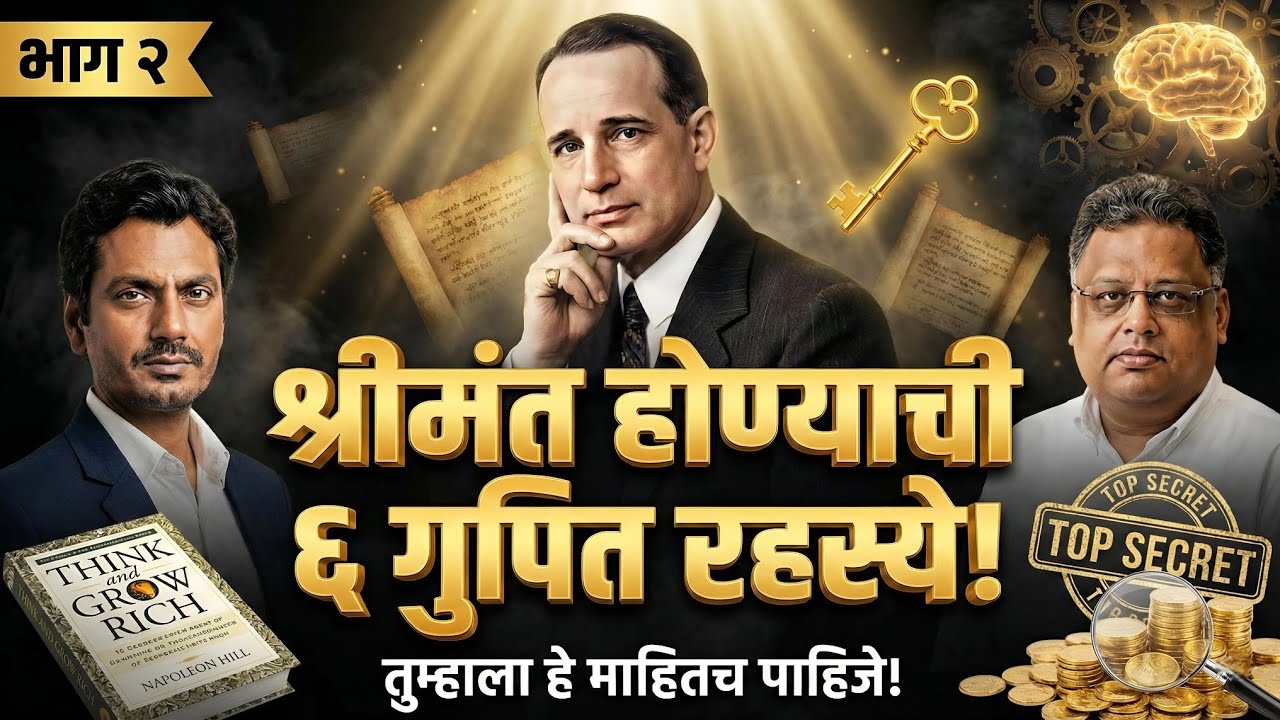 गरीबीतून बाहेर पडण्याचा हाच खरा मार्ग आहे! 🔥 यशाची तेरा तत्व (भाग २) | Think and Grow Rich |