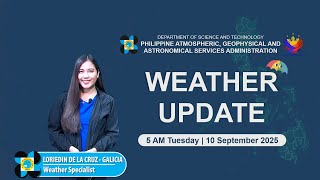 Public Weather Forecast issued at 5 AM | September 10, 2025 - Wednesday