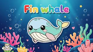Color the Giant Fun Fin Whale Coloring Page for Kids