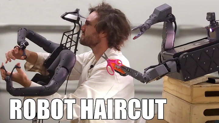 Cutting my hair with a bomb disposal robot