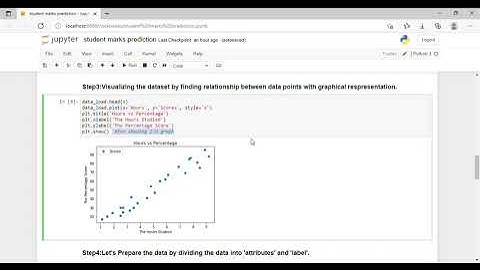 Student Marks Prediction using Supervised Learning-ML.