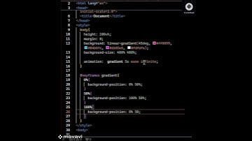 Day 001| linear-gradient Background Animation | HTML and CSS |