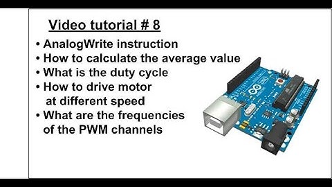 Arduino tutorial, Video #8, analogWrite/PWM, in Arabic