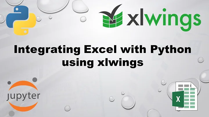 Integrating Excel with Python using xlwings