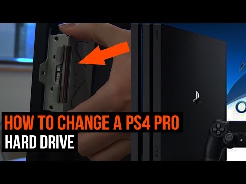 How to change a PS4 Pro hard drive