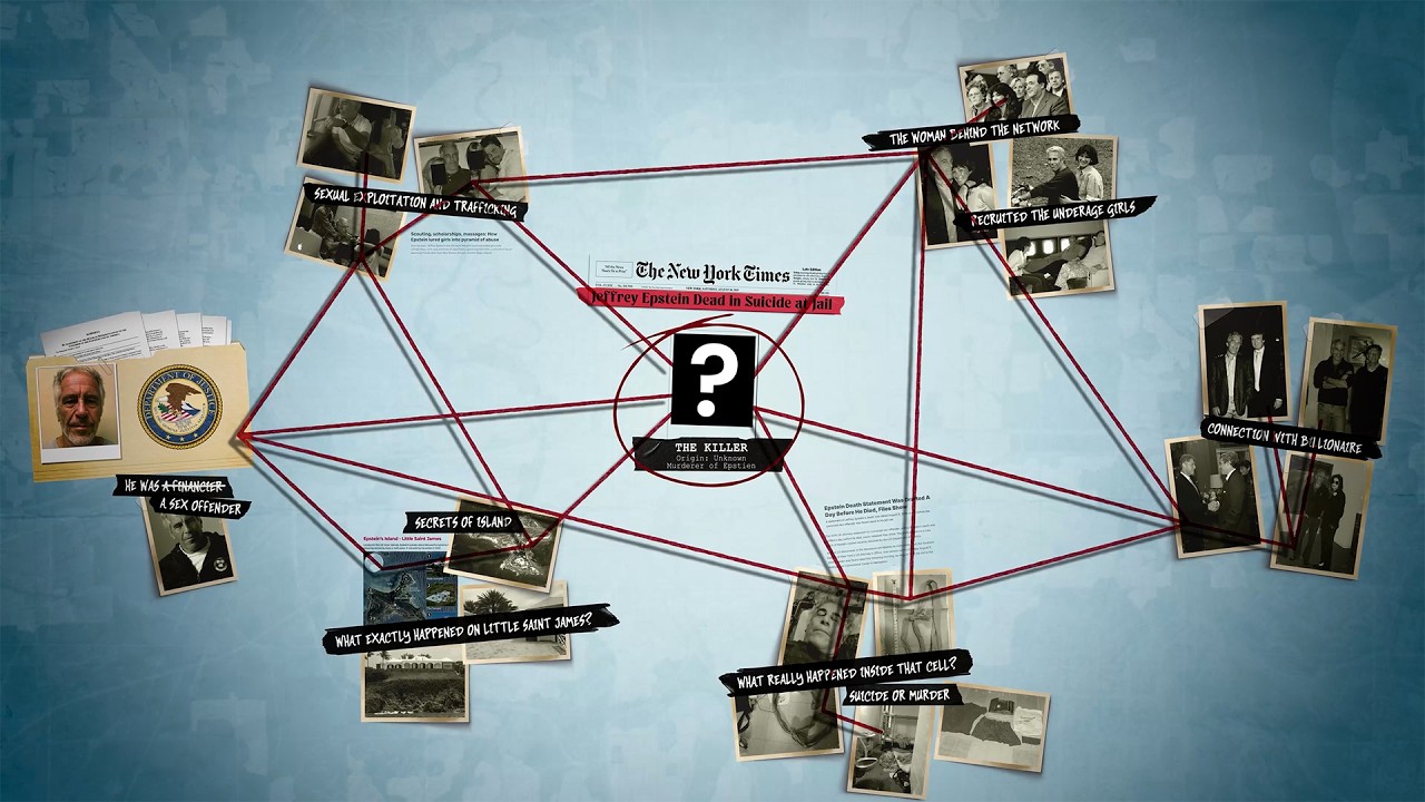 Who Killed Jeffrey Epstein? | Jeffrey Epstein Evidence Board Animation