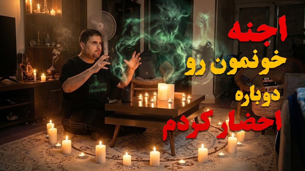 احضار اجنه در نیمه شب : تجربه واقعی و ترسناک احضار اجنه خونمون که کابوس شب من شد