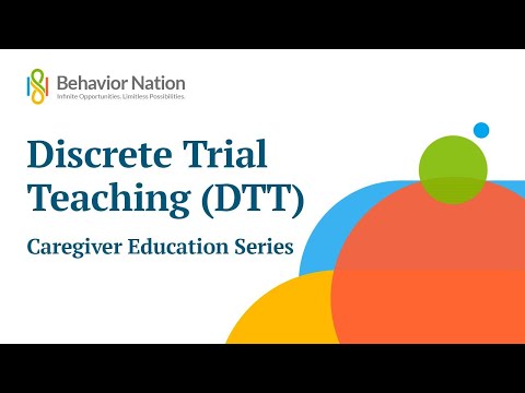 Video: Wat is het doel van discrete trial teaching?