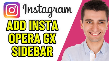 HOW TO ADD INSTAGRAM TO OPERA GX SIDEBAR 2025! (FULL GUIDE)