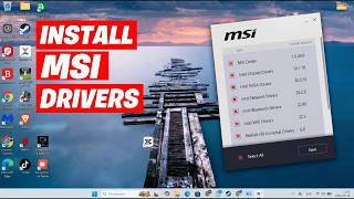 How to Download &amp; Install MSI Drivers for Laptop, Desktop, Motherboard, GPU, Audio &amp; Network ✅
