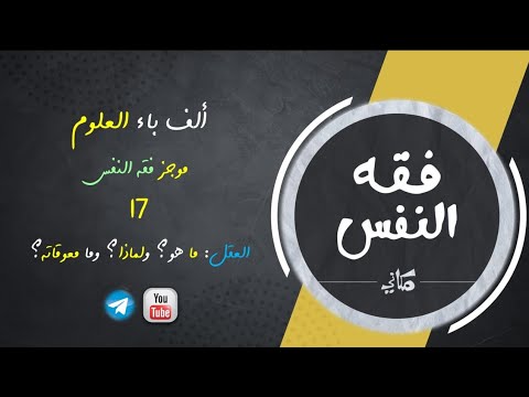 مجالس فقه النفس 017 اقرأ 11 العقل ما هو ولماذا وما معو قاته