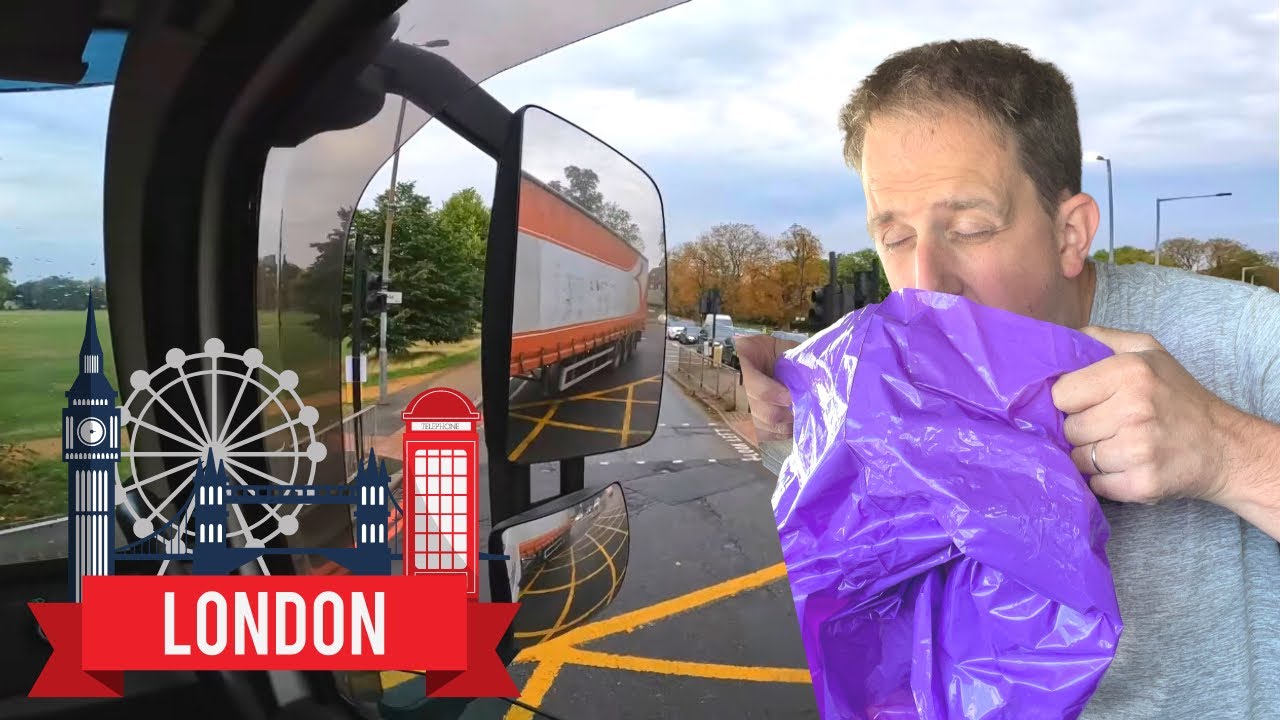Falling Sick In A Truck In LONDON | Not A Great Day | 
