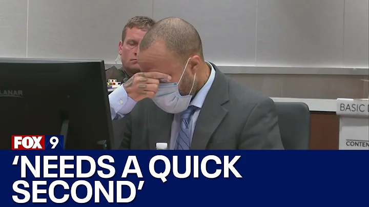 Darrell Brooks trial: Brooks takes a minute during...