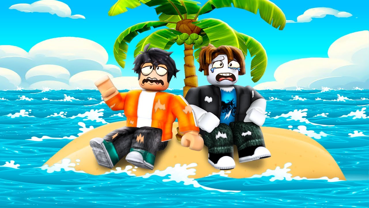 We Got Trapped On A Tiny Island In Roblox !!!