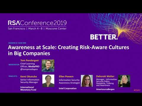 Awareness at Scale: Creating Risk-Aware Cultures in Big Companies