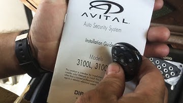 Como programar un control de alarma avital o viper