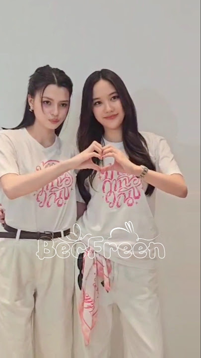 They're just so cute together 👭🤍🤏🏻 #srchafreen #beckysangels #FreenBecky #บวงสรวง4Elements