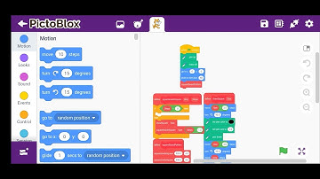How to make Square Inside Square Pattern in pictoblox
