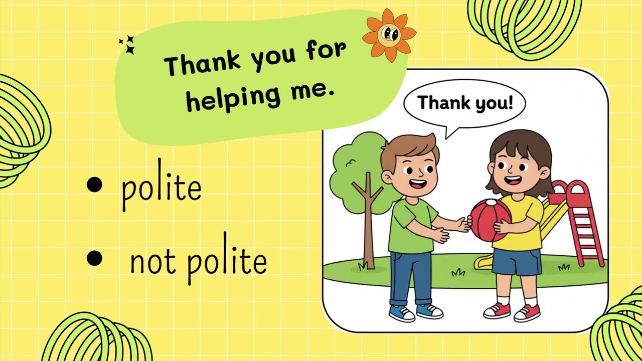 Using Polite Language Polite Expressions For Kids Polite Expressions Mini Book ESL