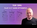 Quick easy chord changes from G to C to F 