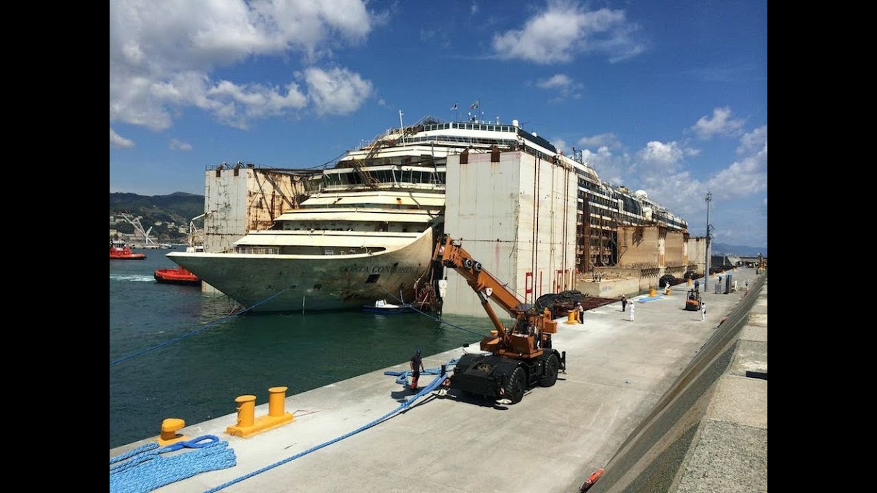 Where Is Costa Concordia Now Located On Google Earth Map