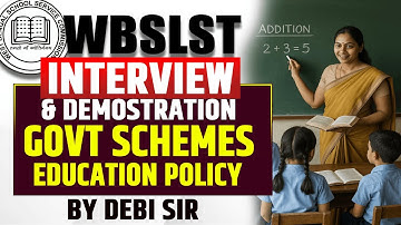 WBSLST সরকারী প্রকল্প /B.ed সংক্রান্ত Interview প্রশ্ন   | SLST Interview Preparation 