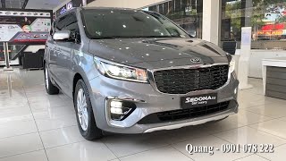 KIA Sedona 2021 - Máy Dầu - Màu Xám Giao Liền. Tặng Bảo Hiểm + Film cách nhiệt + Camera hành trình