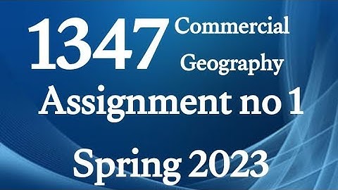 AIOU Code 1347 Solved Assignment No.1 Spring 2023 #aiou #aiousolveassignments