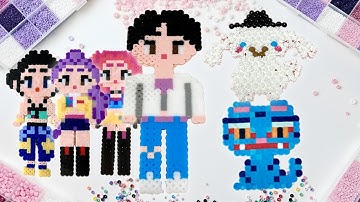 🎀 CUTE VIBES with me🎄BEAD ART LIVE #asmr #sanrio #kdh #lofi