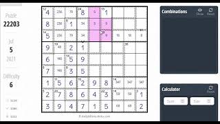 Level 6 Greater Than Killer Sudoku 05-JUL-2021