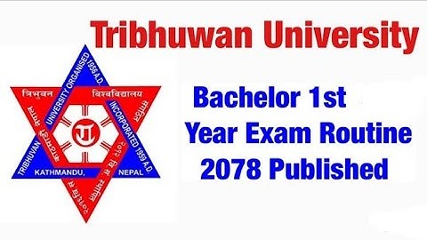 Exam Schedule : 4year BBS 1st year routine