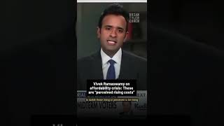 Ramaswamy on affordability crisis: These are "perceived rising costs" Wealth