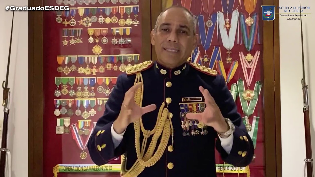 Saludo del General Eduardo Zapateiro, Comandante del Ejército Nacional |  Escuela Superior de Guerra