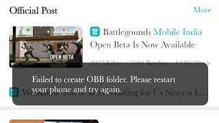 Battleground Ground Mobile India Download problem, In Tap Tap app.