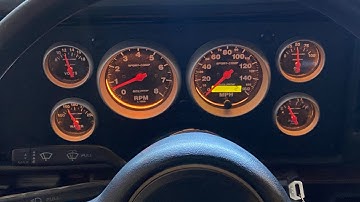 Florida autometer gauges install on a Foxbody