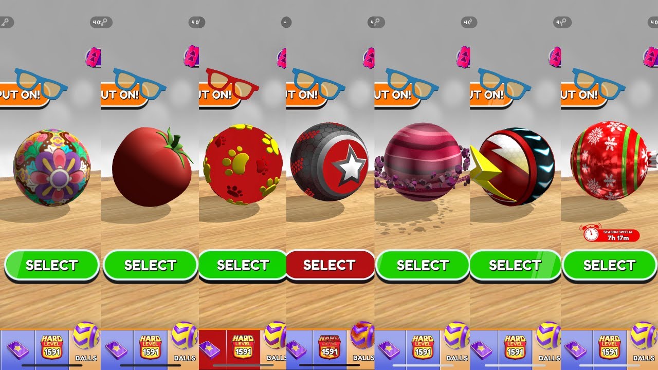 Going Balls All Red Color Balls ANdroid / Ios Gameplay Super SpeedRun