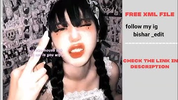 money trees song 🎶🥀||free XMl file 📁🔗||check the link in description box 📦#alightmotionedit